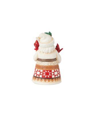 Santa with JOY Sign Cardinal Figurine