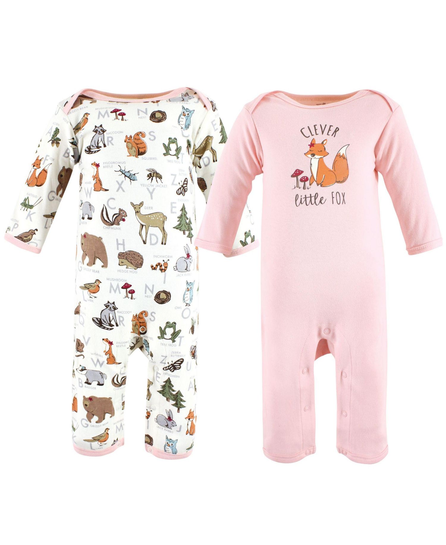 Baby Girls Natural Cotton Coveralls