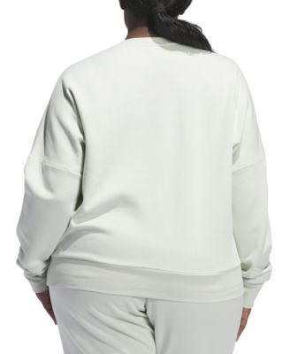 Plus Size Small Logo Crewneck Sweatshirt