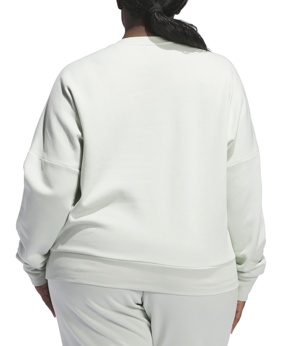 adidas Plus Size Small Logo Crewneck Sweatshirt