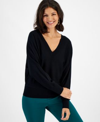 Women's V-Neck Sweater, P/XS-3X, Created for Macy's