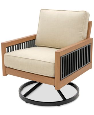 Agio Baxley Firepit Collection Created For Macys In Spa Light Blue