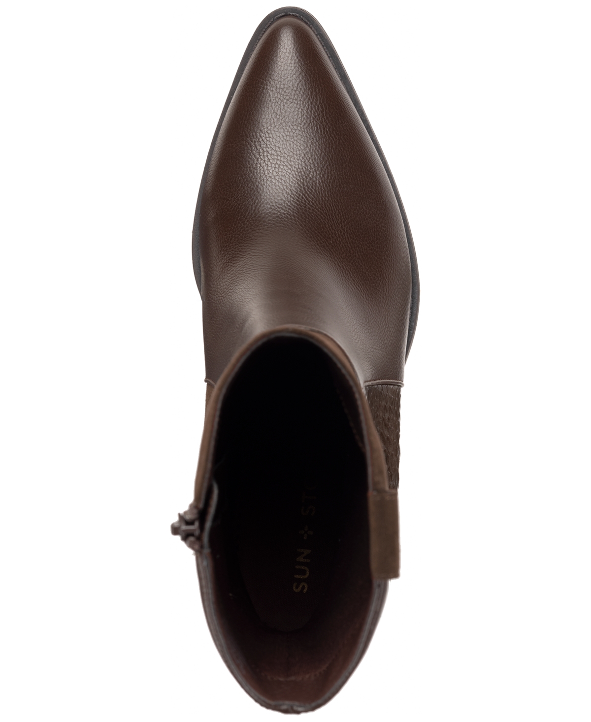 Sun + Stone Women's Biancaa Western Block Heel Booties, Created for Macy's