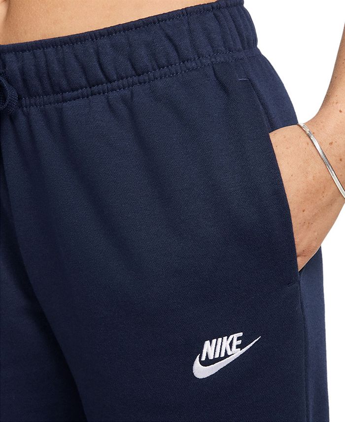 Nike Women's Sportswear Club Fleece Mid-Rise Joggers - Macy's