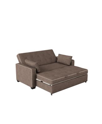 72.6" W Polyester Augustus Queen Convertible Sofa