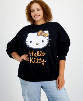 Grayson Threads, The Label - Trendy Plus Size Hello Kitty Graphic Sweatshirt