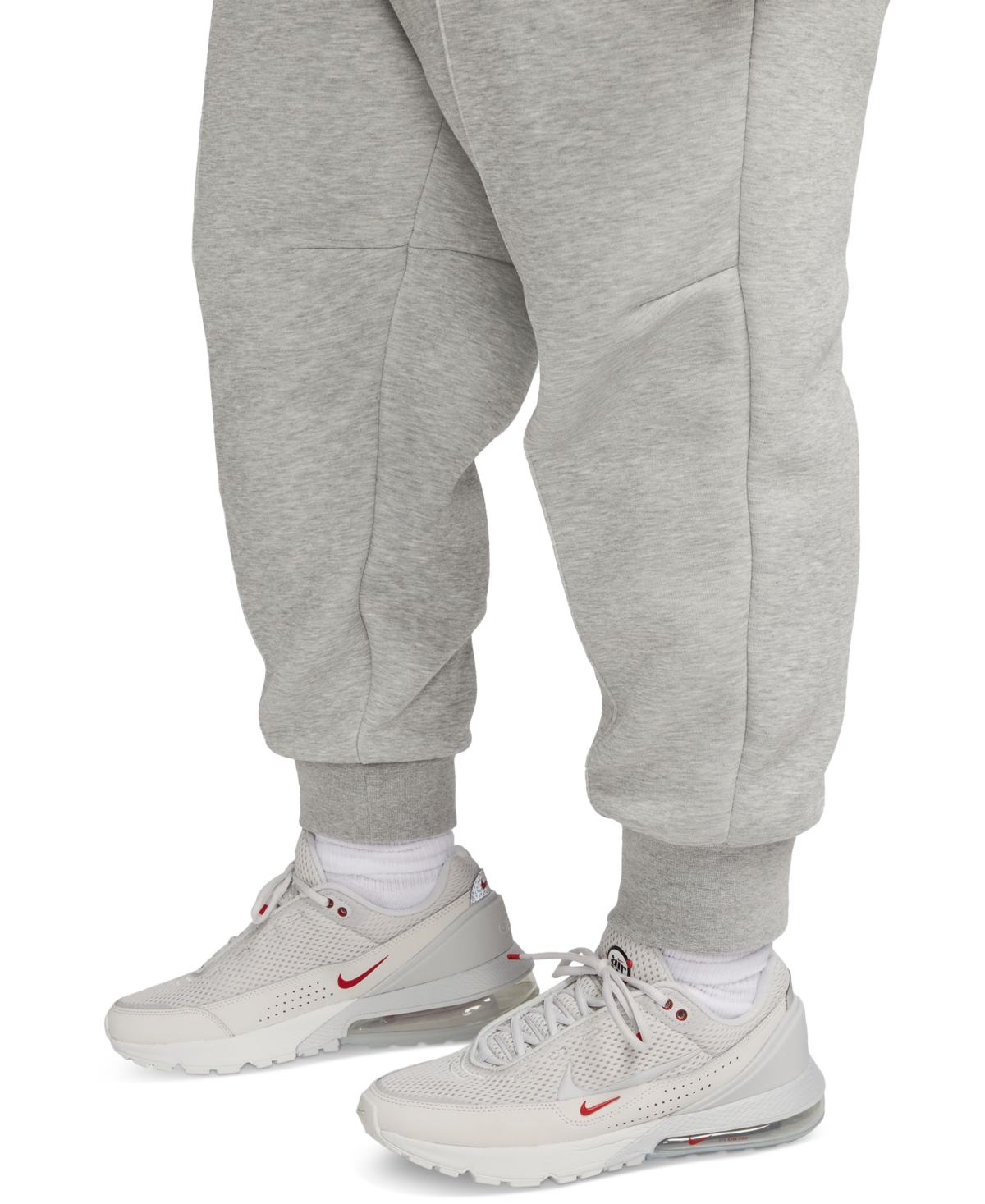 Nike Plus Size Sportswear Tech Fleece Mid-Rise Joggers -black
