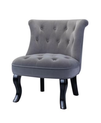 Upholstered Paolino Accent Chair with Button-tufted Back