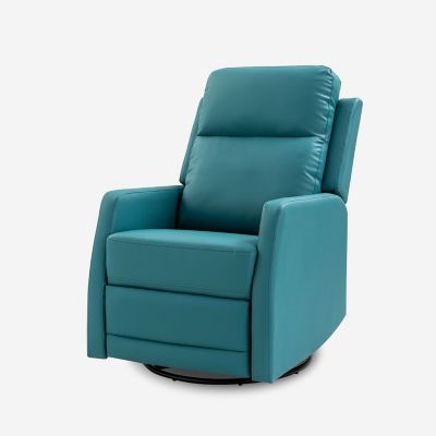 Donat Faux Leather Swivel Recliner