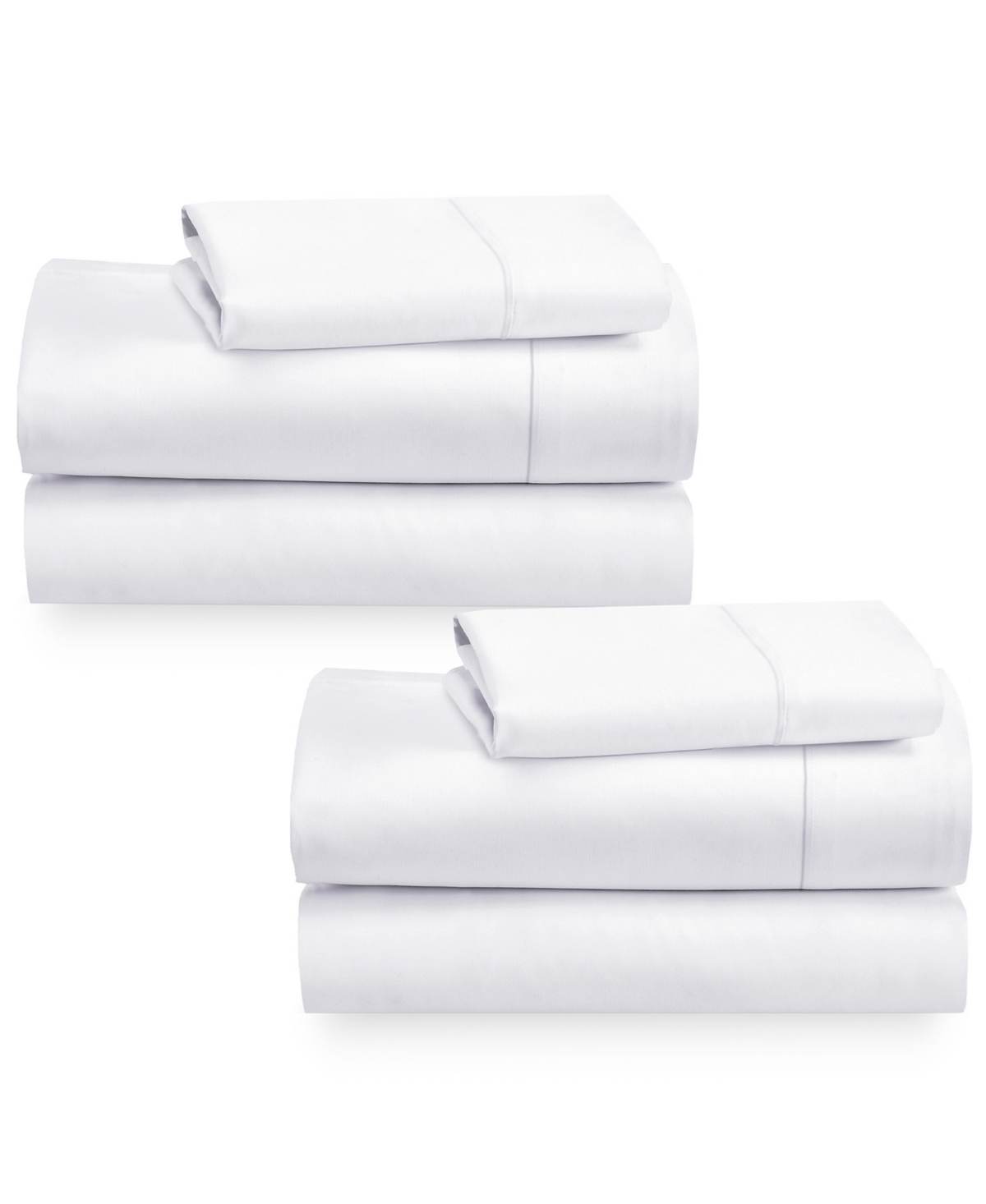 California Design Den 2-Pack Xl Sheet sets - 400 Thread Count 100% Cotton Sateen Sheets - Extra Soft, Breathable & Cooling Sheets, Wrinkle Resist
