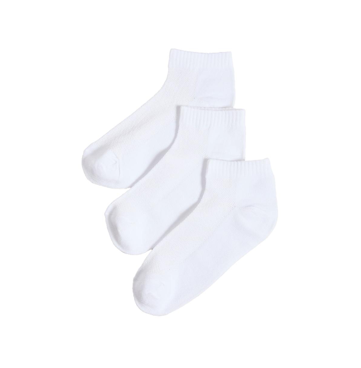 Women's Everyday Ankle Socks 3 Pack - White