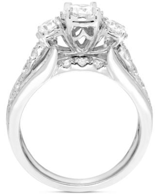 Diamond 3-Stone Ring (2 ct. t.w.) in 14k Gold