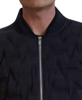 Men's Heat-Sealed Quilted Bomber Jacket