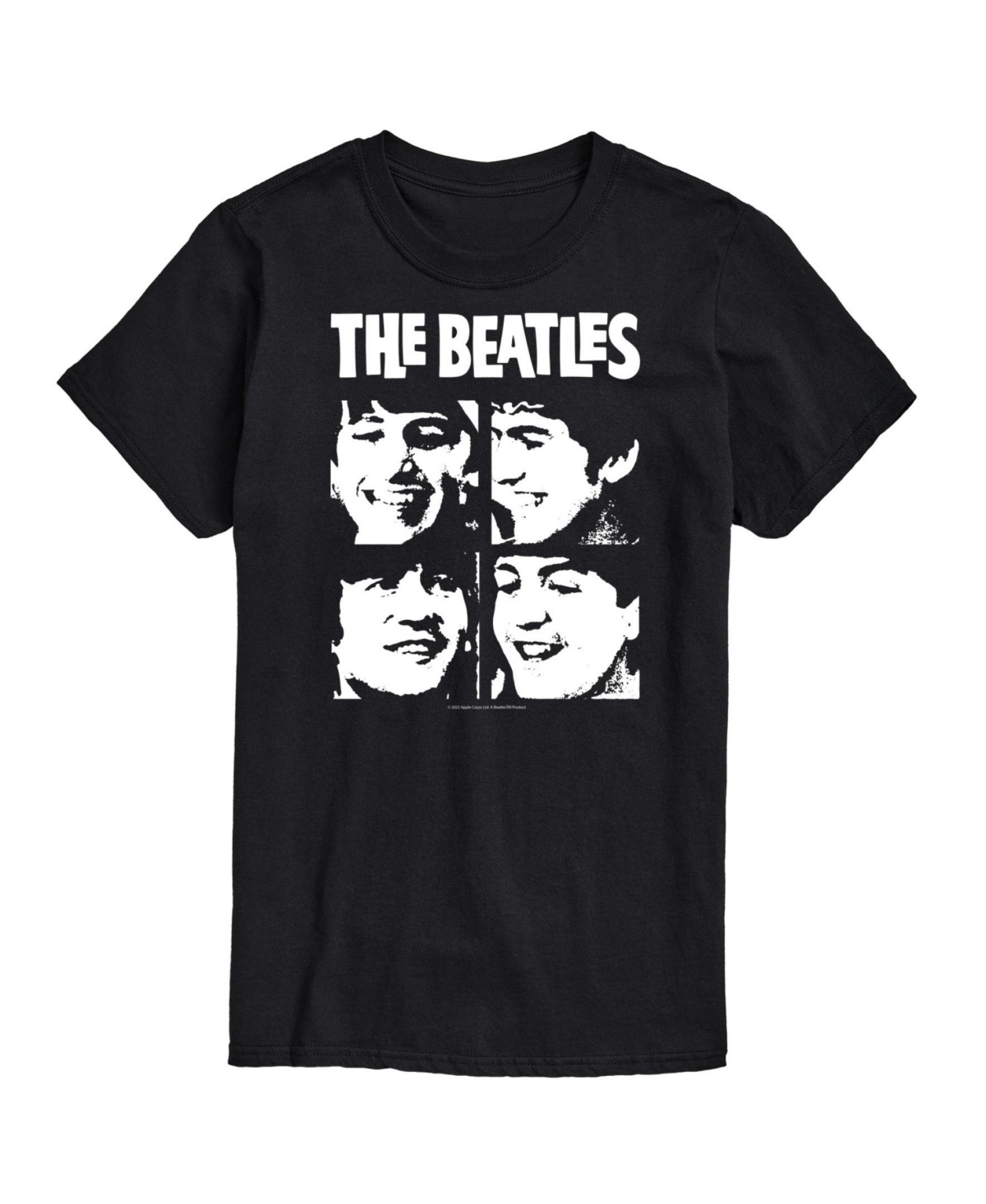 Hybrid Apparel The Beatles Group Short Sleeve Tee - Black