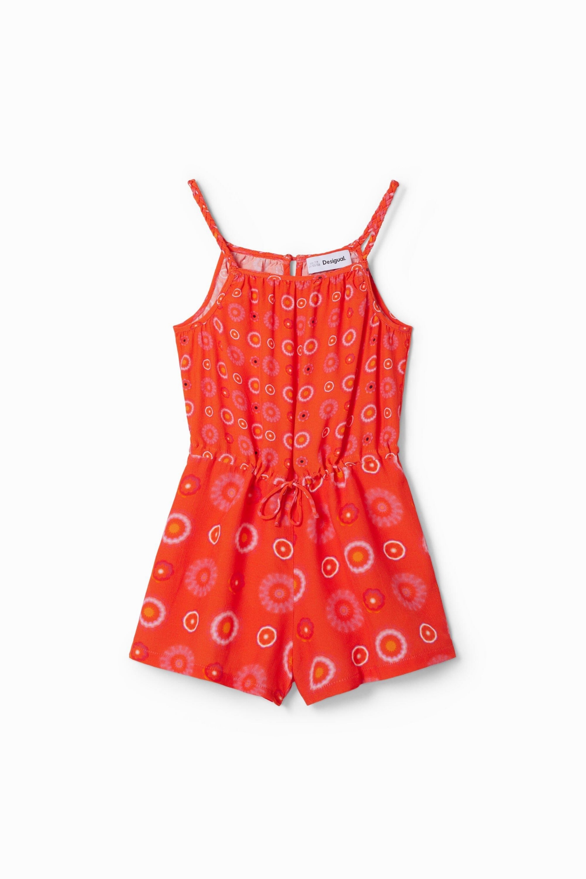 Desigual Girls Girls's Strappy geometric playsuit
