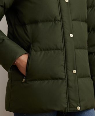 Women's Faux-Fur Hooded Puffer Coat