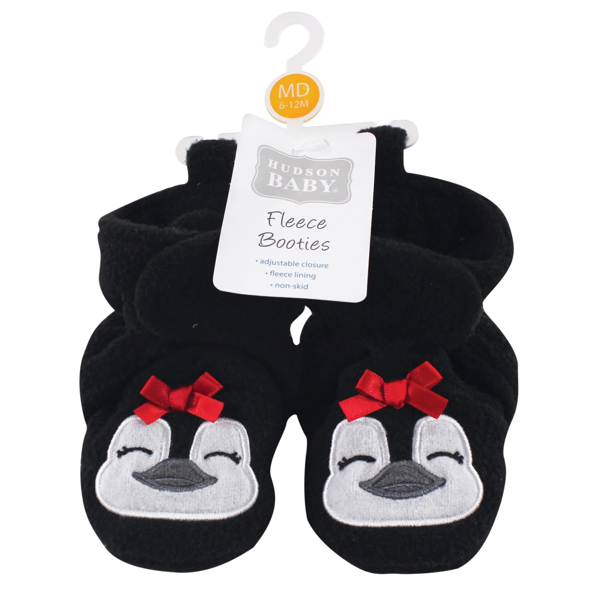 Hudson Baby Baby Girls Cozy Fleece Booties Penguin
