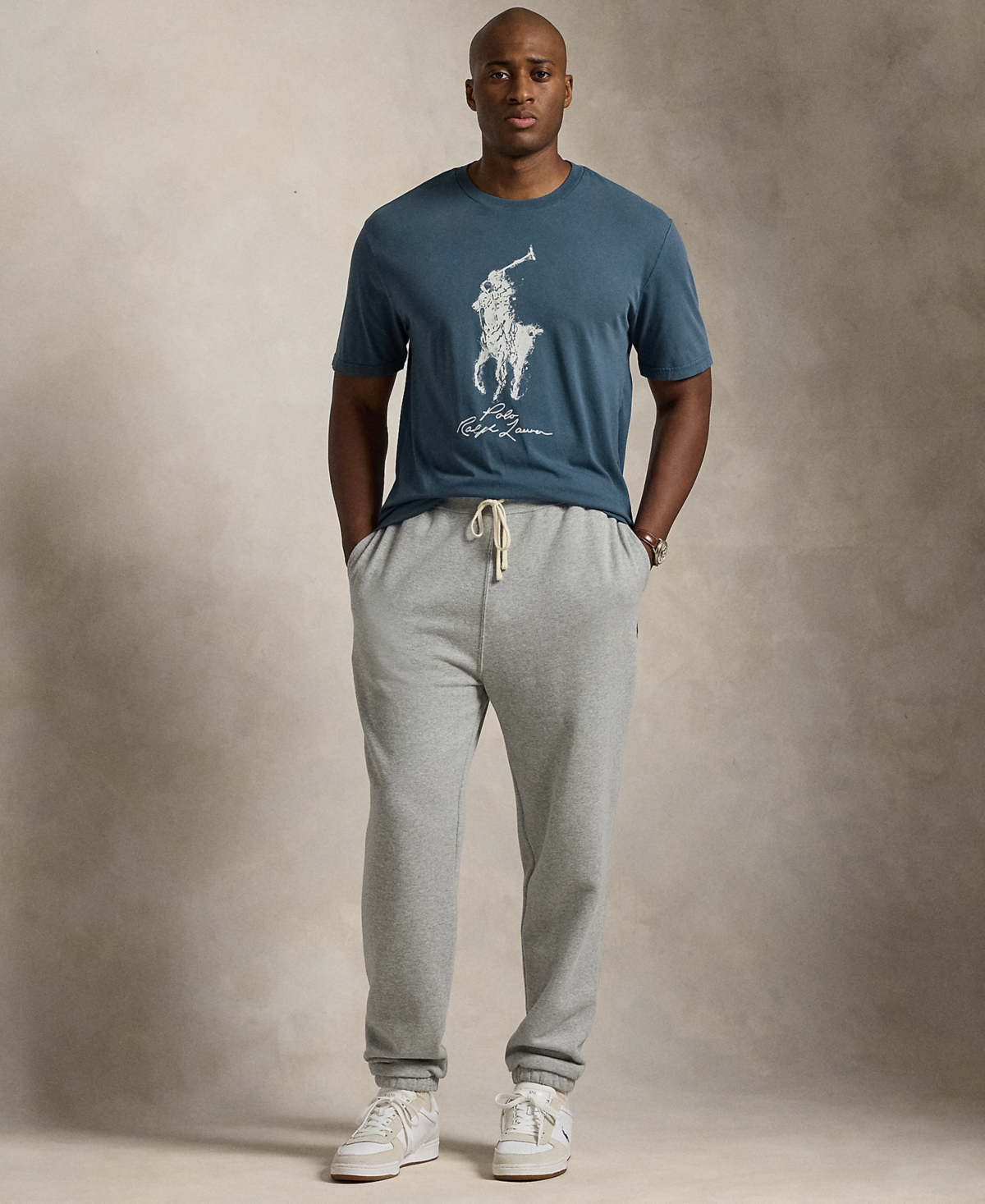 Polo Ralph Lauren Men's Big & Tall Big Pony Jersey T-Shirt