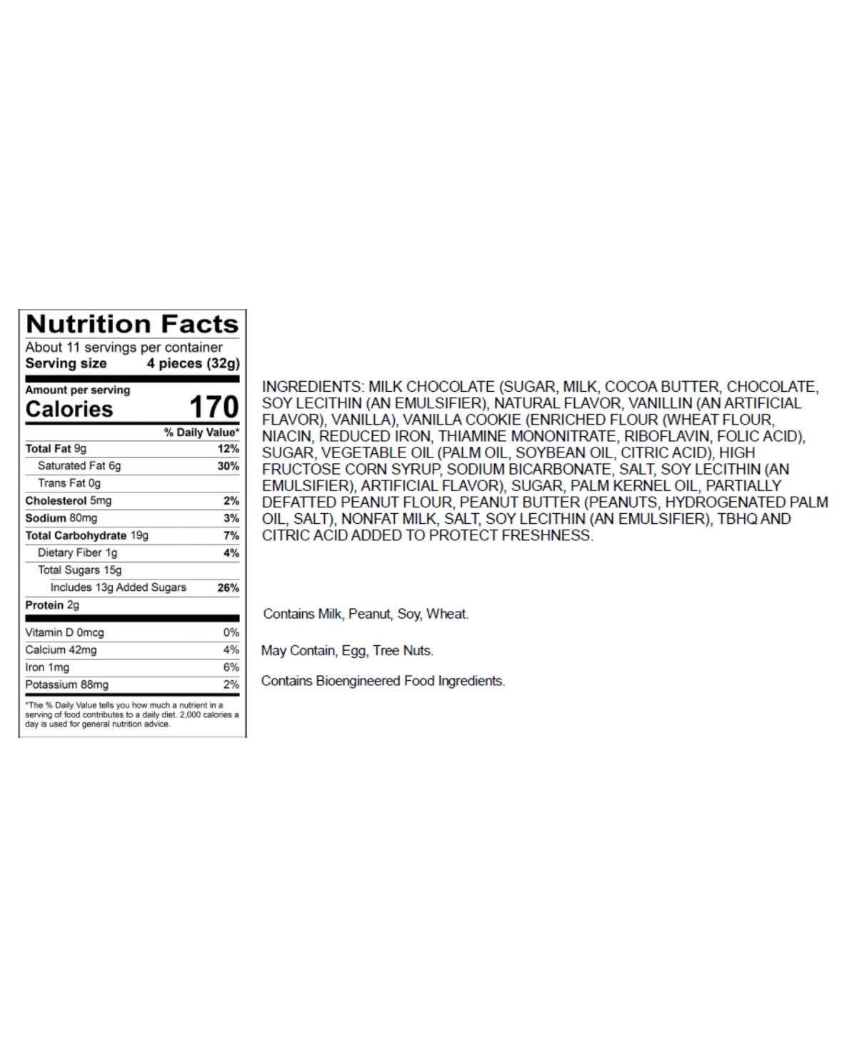 R.h. Macy & Co. Holiday Milk Chocolate Covered Peanut Butter Cookie Gift Tin, oz., Created for Macy's