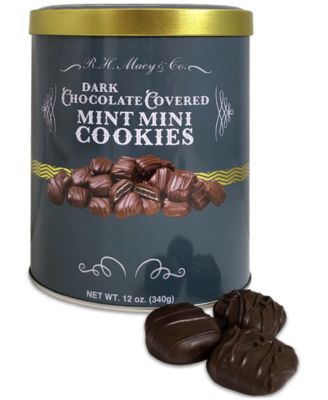 R.H. Macy & Co. - Holiday Dark Chocolate Mint Cookie Gift Tin, 12.1 oz.