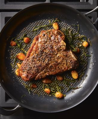 X Hybrid Nonstick Frying Pan with Helper Handle, 12"