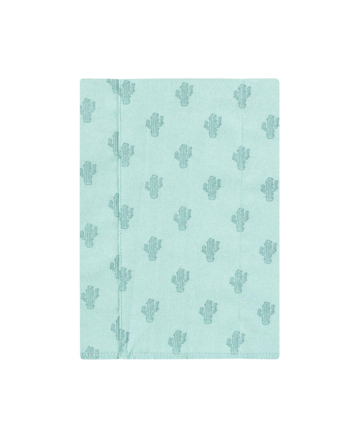Hudson Baby Cotton Poly Flannel Burp Cloths 8-Pack, One Size - Desert cactus 8-pack