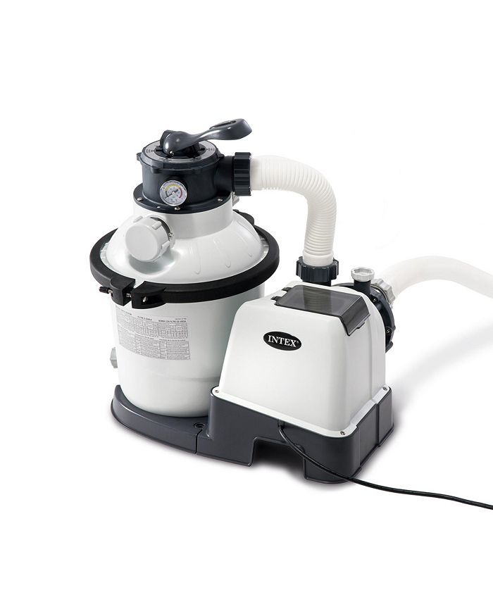 Intex Krystal Clear 1500 GPH Sand Filter Pump for Above Ground Swimming ...
