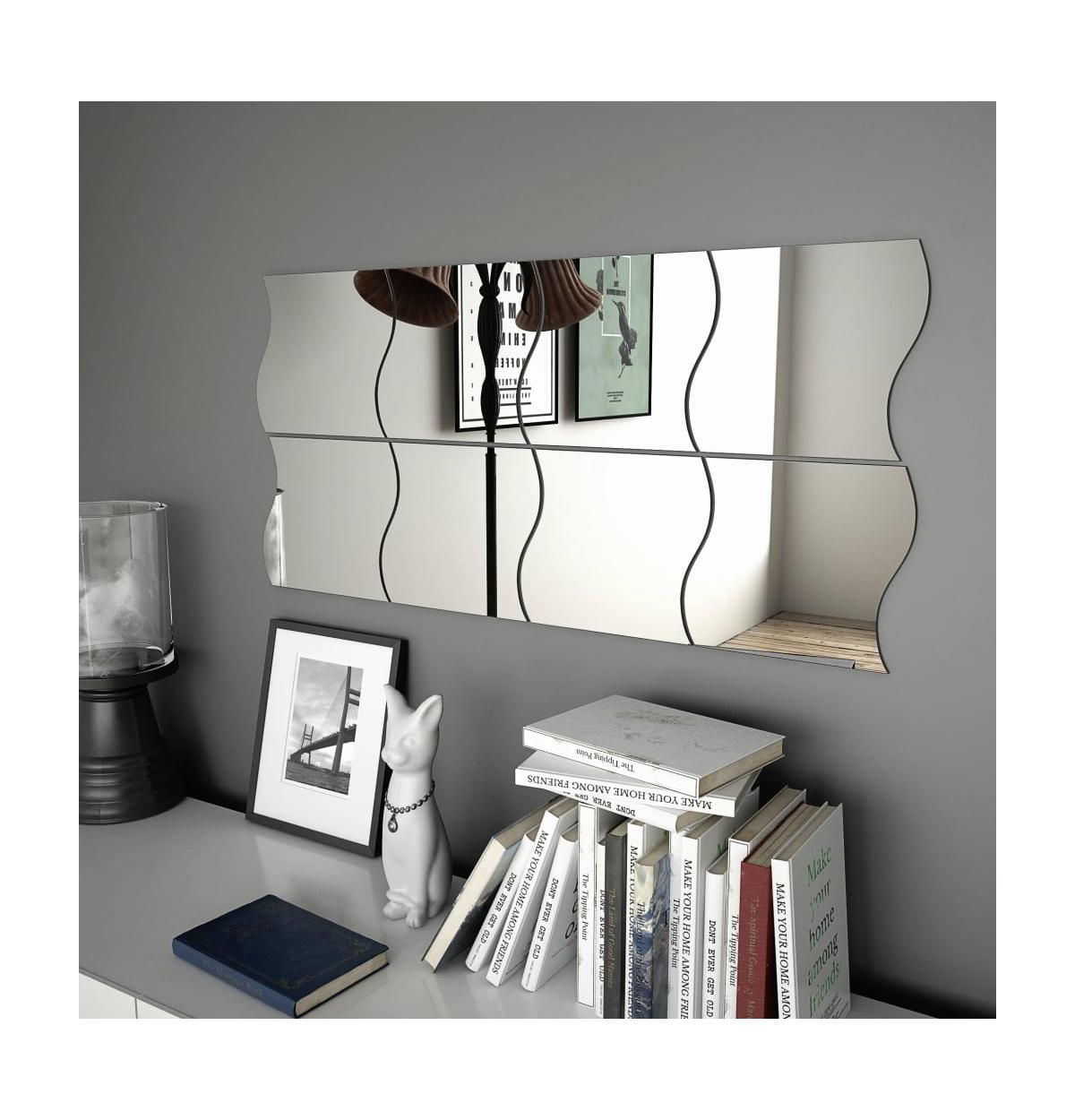 vidaXL Wall Mirrors 8 pcs 7.9
