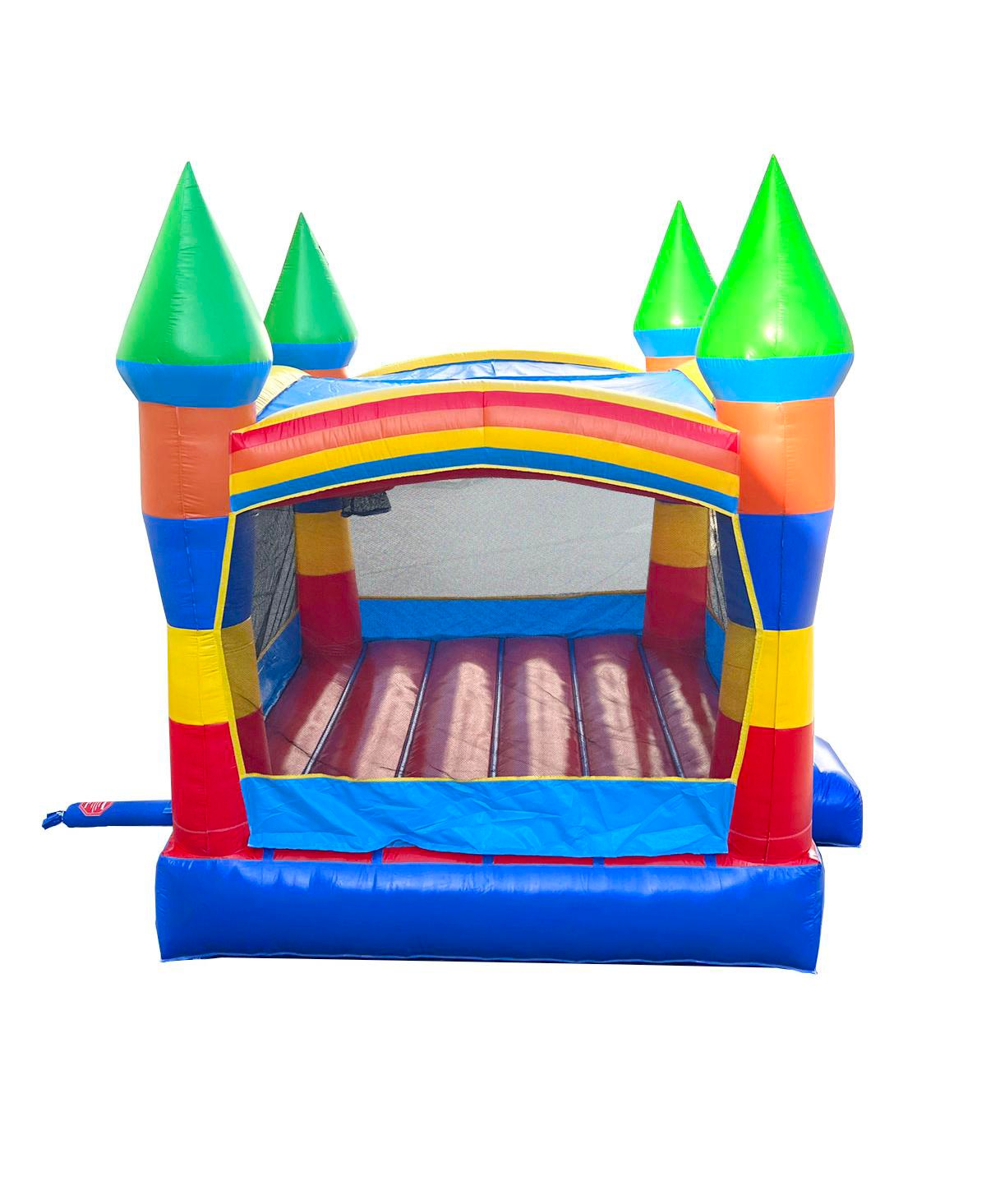 Pogo Bounce House Premium Inflatable Bounce House (Without Blower) - 13 x 12 x 14.5 Foot -Castle Crossover Inflatable Bouncy House Jum