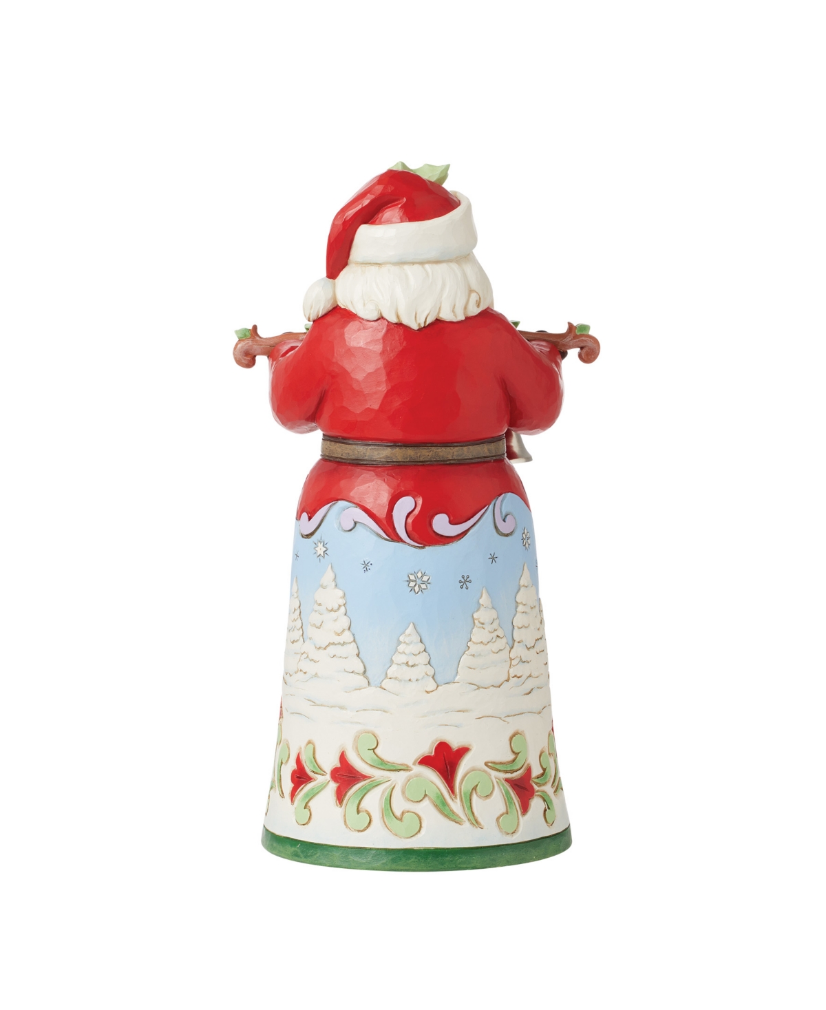 Jim Shore Song Series Santa Figurine In Multi