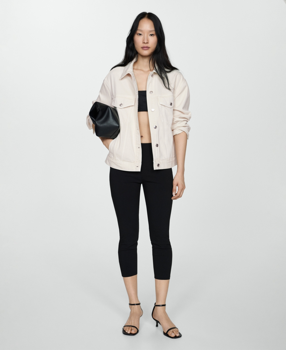 Mango Women's Oversize Denim Jacket