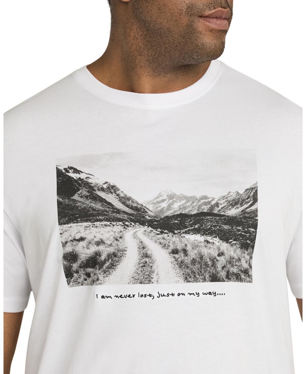 Johnny Bigg Men's Montage Longline Tee