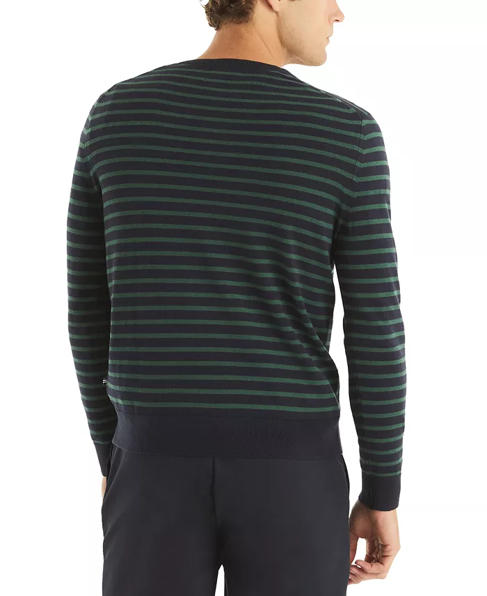 Men's Navtech Classic-Fit Stripe Crewneck Sweater - thumbnail 2