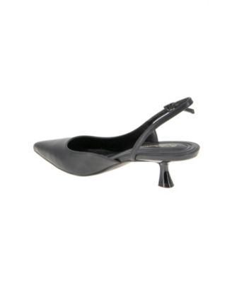 Women's Kittie Kitten Heel Sling Back Pumps