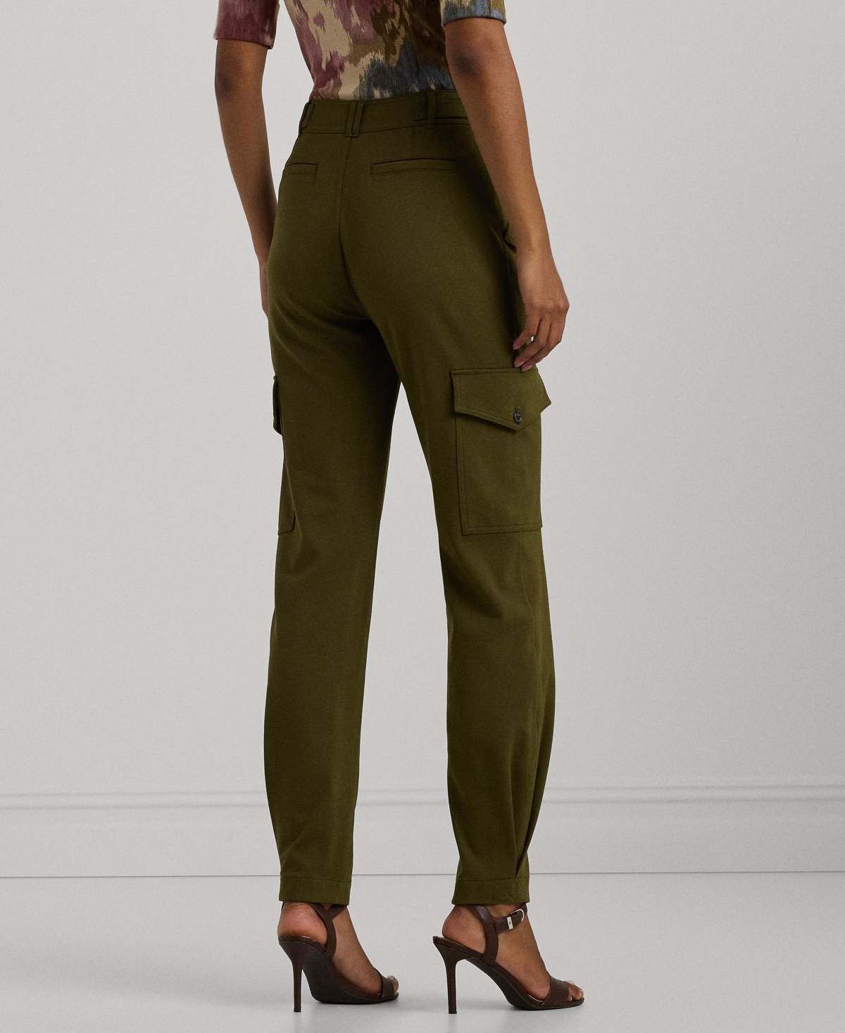 Lauren Ralph Lauren Women's Tapered Cargo Pants