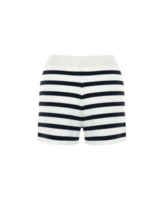 Women's Striped Mini Shorts