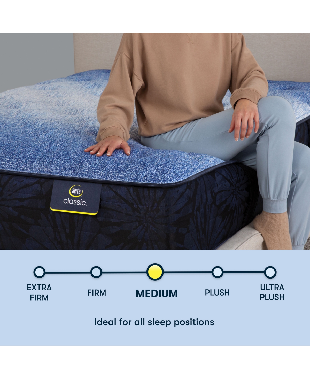 Serta Classic Brecon 13.5" Medium Mattress In No Color