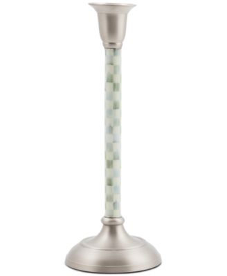 Mackenzie-Childs - Sterling Check Medium Candlestick
