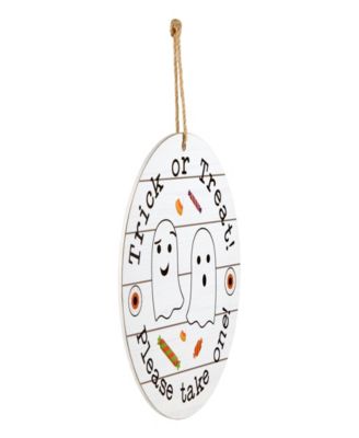 Hanging Halloween Sign, 12 Inches