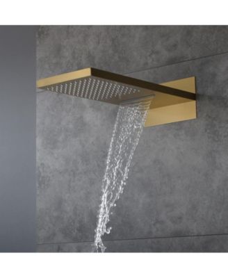 Waterfall Shower System with Valve Kit and Handheld Spray