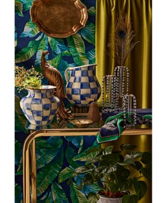Mackenzie- Childs Royal Check Enamel Large Vase