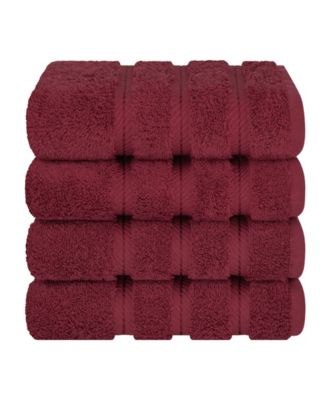 Edison Luxury 100% Turkish Cotton 4-Piece Hand Towel Set