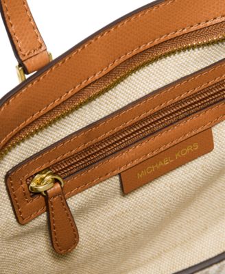 Taryn Small Signature Logo and Leather Convertible Crossbody