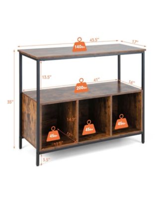Modern Kitchen Buffet Sideboard with 3 Compartments