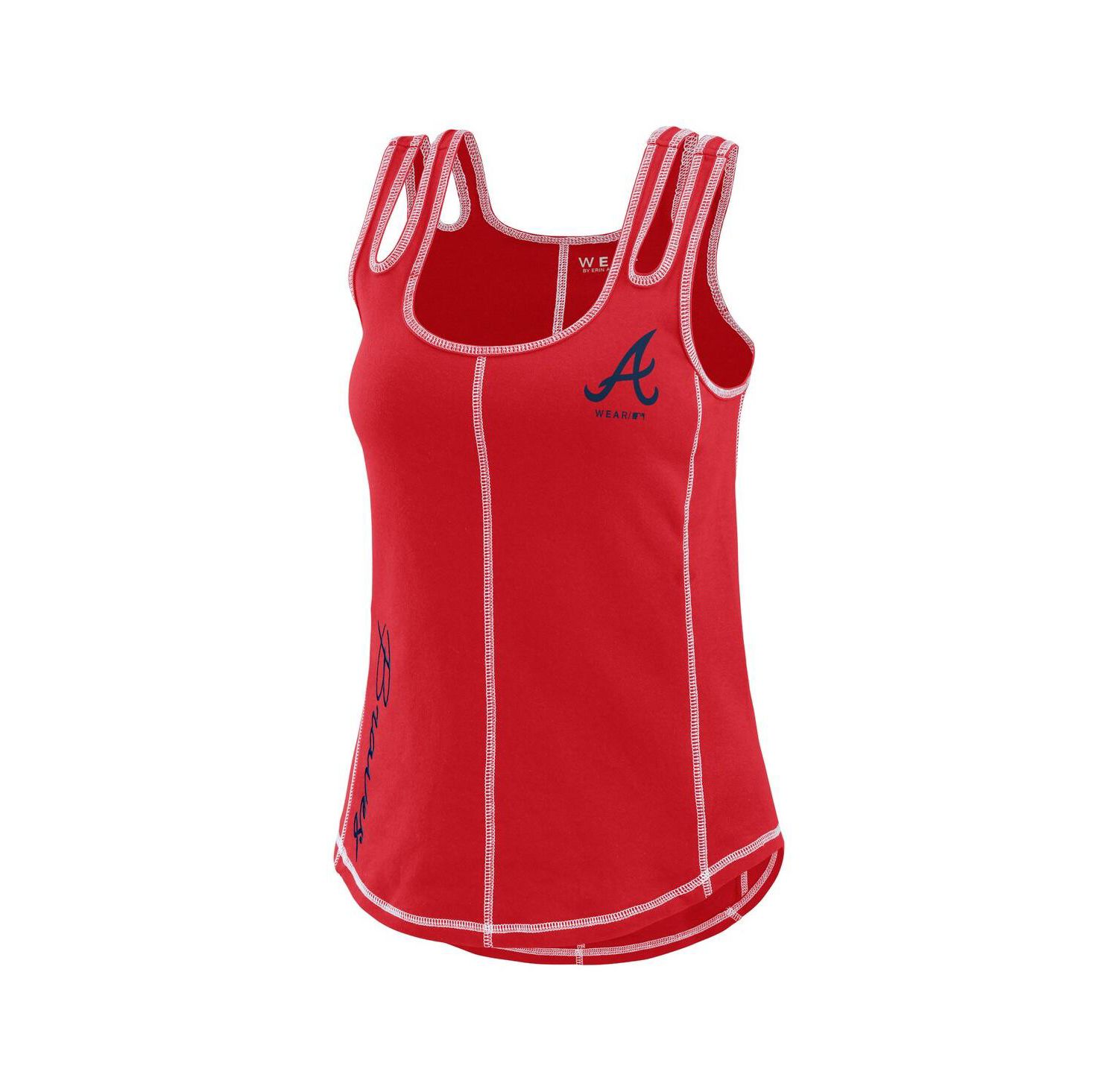 Women's Red St. Louis Cardinals Contrast Stitch Tank Top