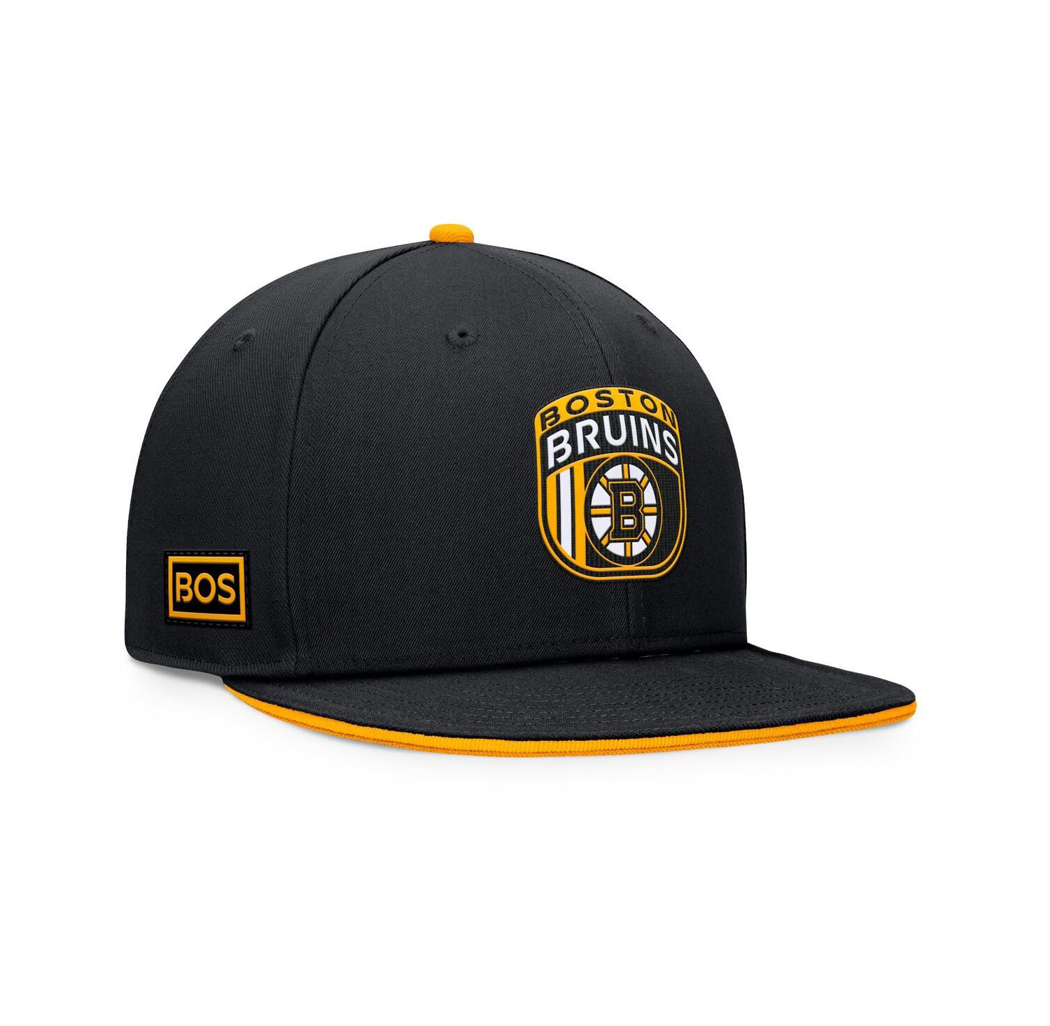 Men's Black Boston Bruins 2024 NHL Draft Snapback Hat