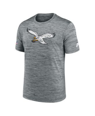 Men's Gray Philadelphia Eagles Velocity Alternate Logo Performance T-Shirt