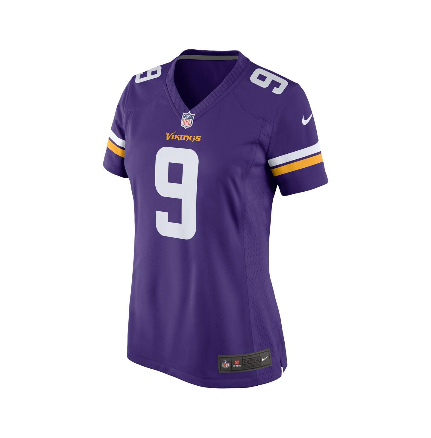 Женский топ Nike J.J. McCarthy Purple Minnesota Vikings 2024 NFL Draft First Round Pick Player Game Jersey — фото 2