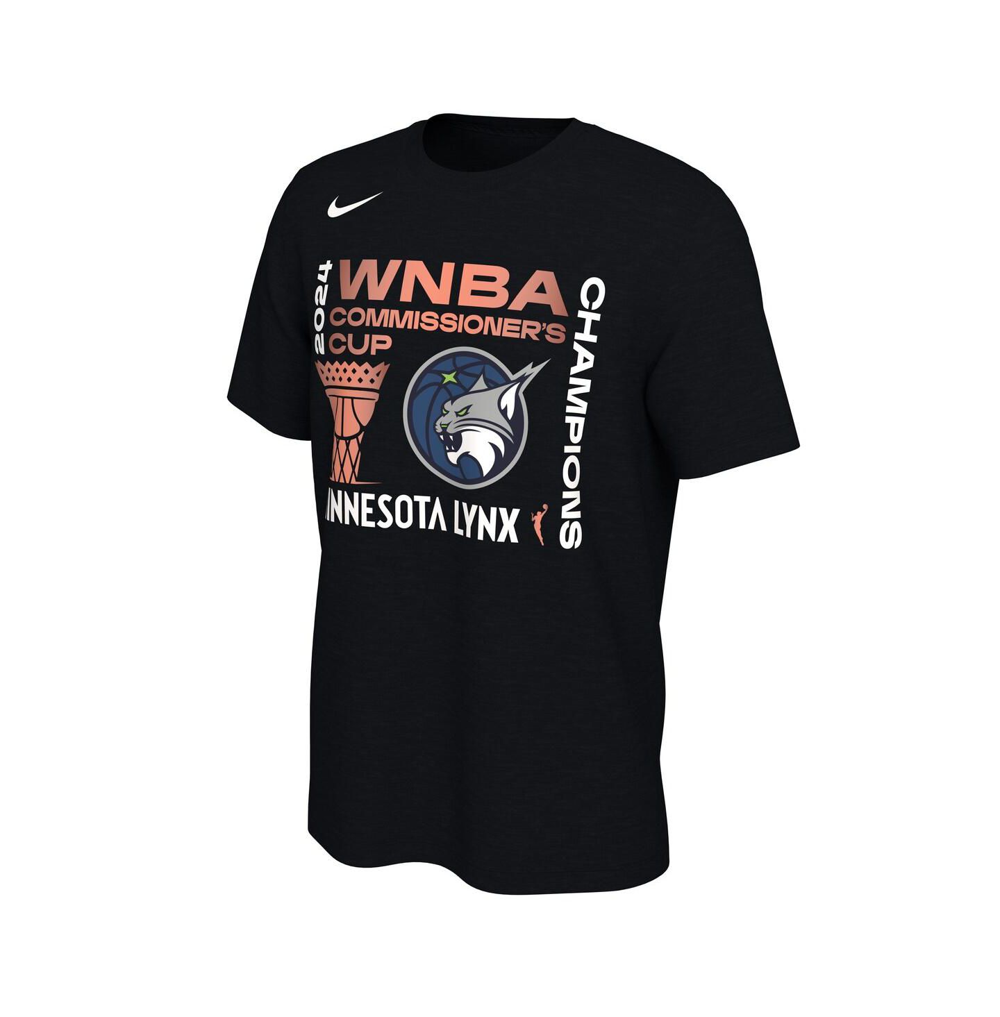 Футболка Nike Black Minnesota Lynx 2024 WNBA Commissioner's Cup Champions — фото 2
