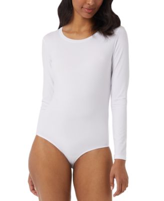 Women's Scoop-Neck Long-Sleeve Bodysuit
